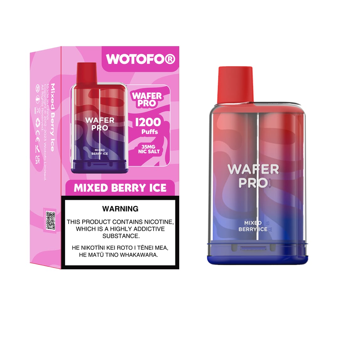 Wotofo Wafer Pro 1200 puffs ( Pack of 10)