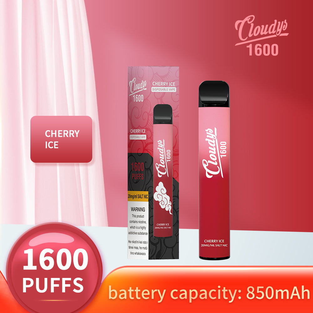 Cloudys 20mg 1600 puffs( Pack of 10 Disposables)